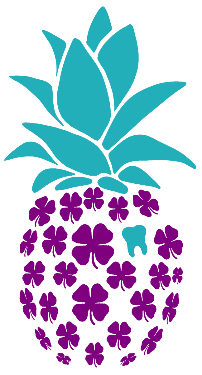 Kona Smile Company Pineapple & Tooth Logo.